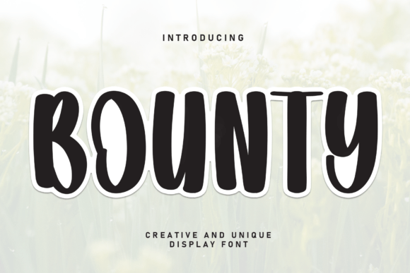 Bounty Font Review: A Sweet Handwritten Display for Brand Identity
