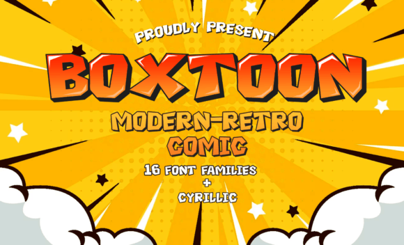 Boxtoon: The Playful Display Font That Elevates Small Business Branding