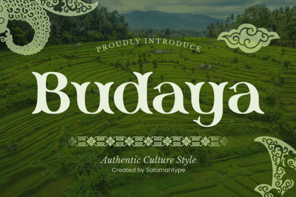 Budaya Typeface: Elevating Campaign Visuals with Classic Typography