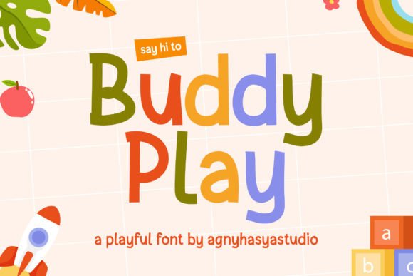 Buddy Play: The Playful Display Font for Memorable Branding