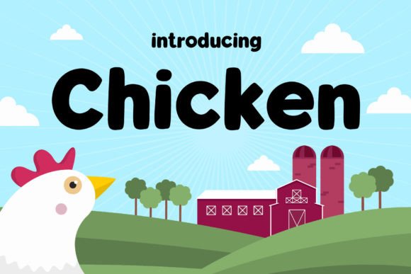 Chicken Typeface Review: A Playful Display Font for Bold Branding