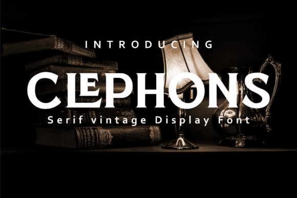 Clephons: The Serif Display Font for Timeless Brand Identity