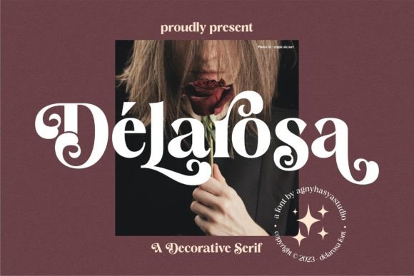 Delarosa: A Retro-Modern Serif for High-Impact Display Campaigns