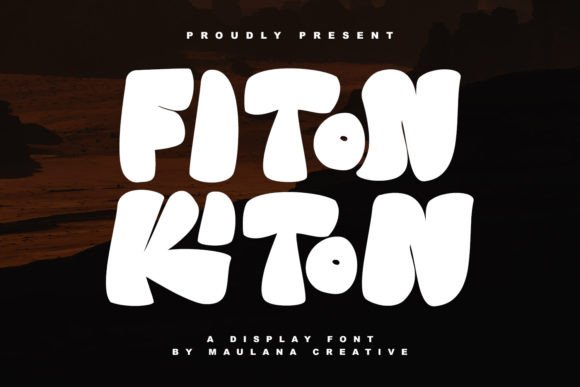 Fiton Kiton: The Playful Display Typeface for Handmade Branding