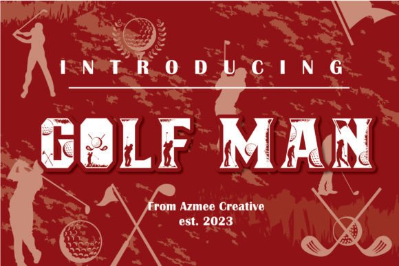 Golf Man: A Bold Display Typeface for Distinctive Brand Identity