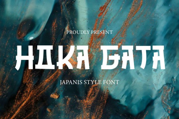 Hoka Gata: Elevate Your Brand Identity With This Japanese-Inspired Display Typeface