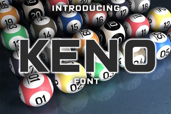 Keno: The Bold Sans Serif Typeface for High-Impact Digital Design