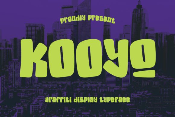 Kooyo Typeface Review: Bold Graffiti Style for Creative Branding