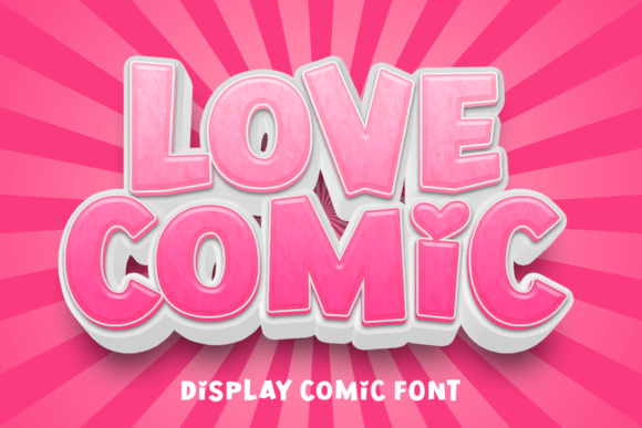 Love Comic Typeface: Adding Playful Charm to Handmade Goods