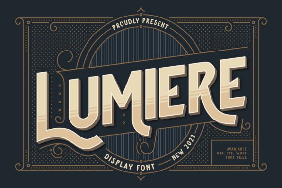 Lumiere: The Quirky Display Typeface That Makes Campaigns Pop