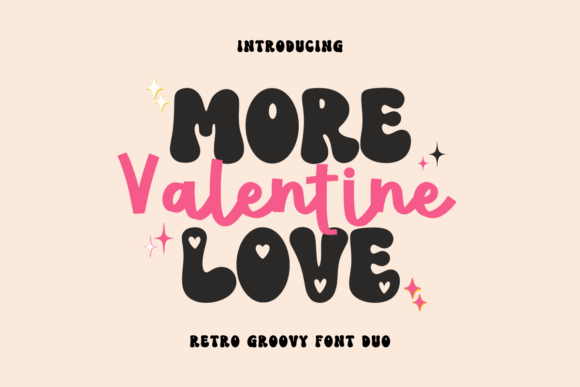 More Love Valentine: A Retro Display Font for Bold Brand Identity