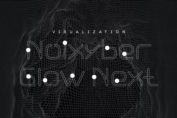 Nuixyber Glow Next: The Electric Typeface for Bold Brand Identity