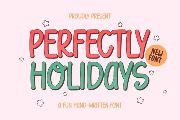 Perfectly Holidays: A Handwritten Font for Festive Branding