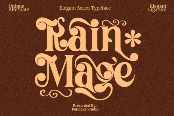 Rain Mage: A Playful Serif for Editorial Design