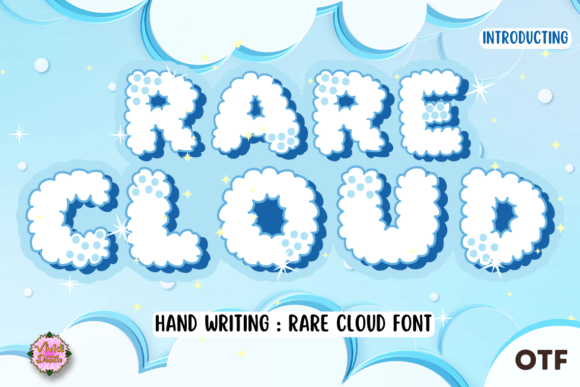 Rare Cloud: A Festive Hand-Lettered Typeface for Seasonal Branding