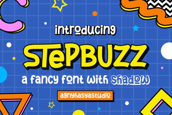 Stepbuzz: A Playful Display Font for Modern Web Design