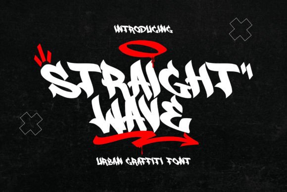 Straight Wave: The Monoline Graffiti Typeface for Scroll-Stopping Design