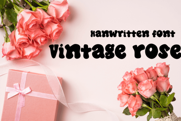 Vintage Rose: A Handwritten Font for Authentic Brand Storytelling