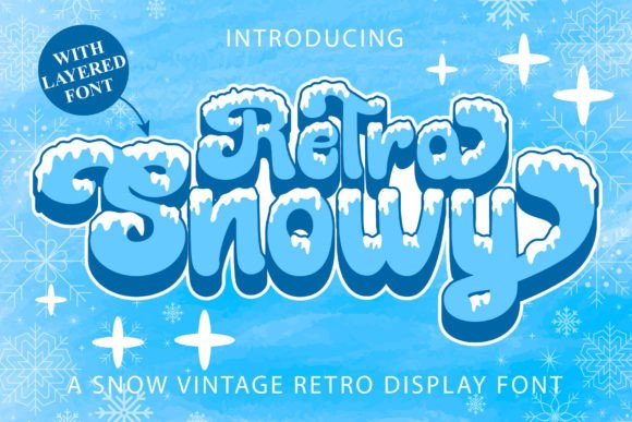 Why Retro Snowy Is the Bold Display Font Your Winter Brand Needs