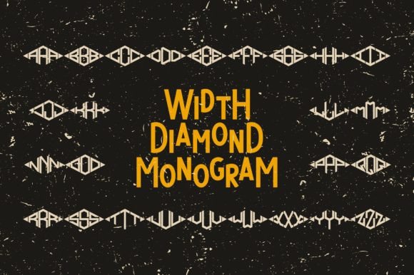 Width Diamond Monogram Typeface: A Maker’s Review