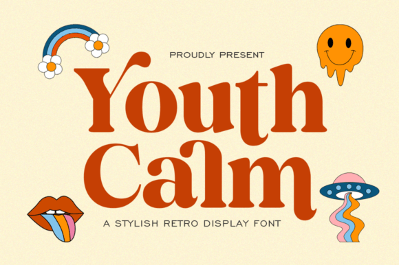 Youth Calm: The Retro Serif Display Font for Laid-Back Branding
